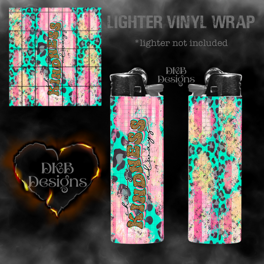 Choose kindness always vinyl lighter wrap