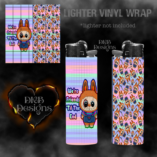 Friends til the end lighter vinyl wrap