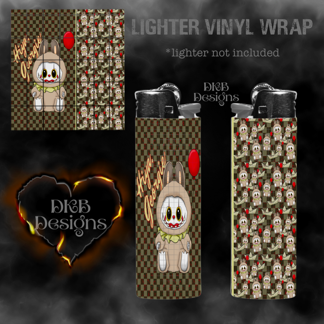 Monsters clown hiya lighter vinyl wrap