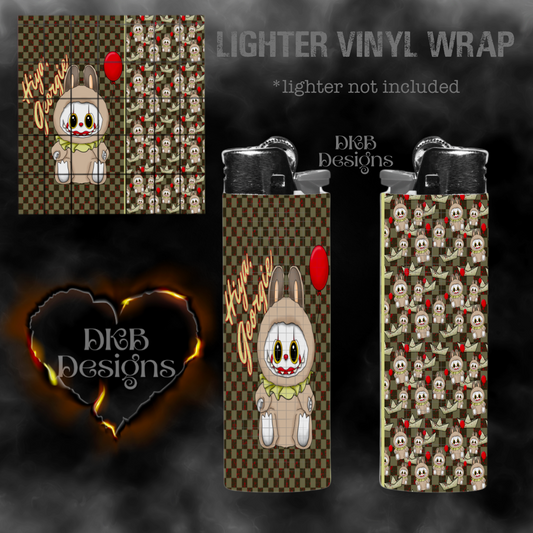 Monsters clown hiya lighter vinyl wrap