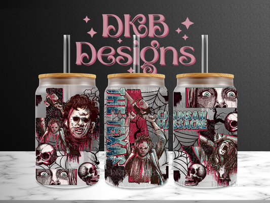 TCM 16oz glass can UV DTF