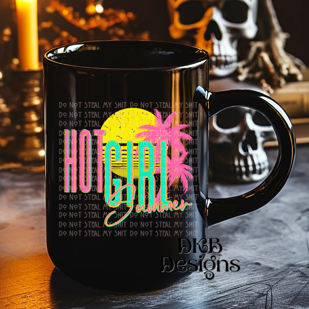 Hot girl summer UV DTF