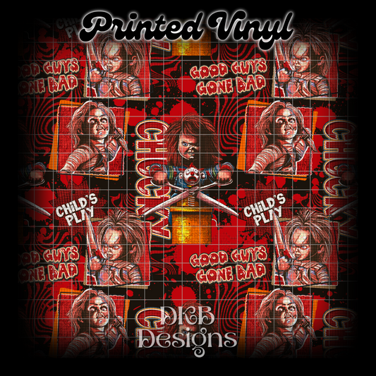 Good guy red Printed Vinyl