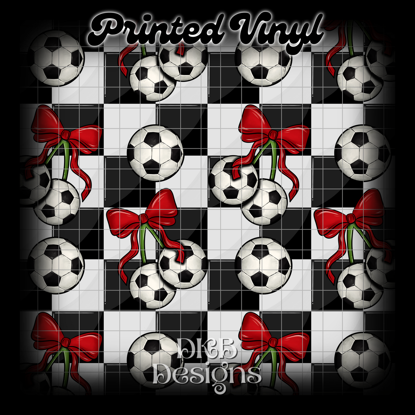 Soccer Printed Vinyl