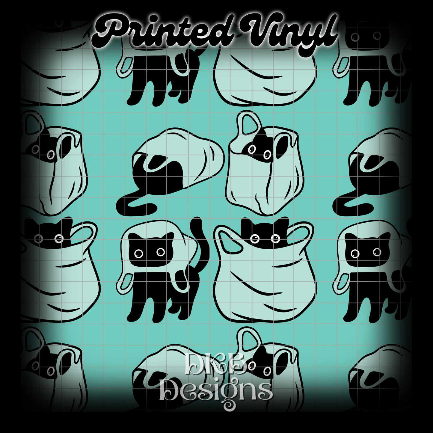 Cat Printed Vinyl