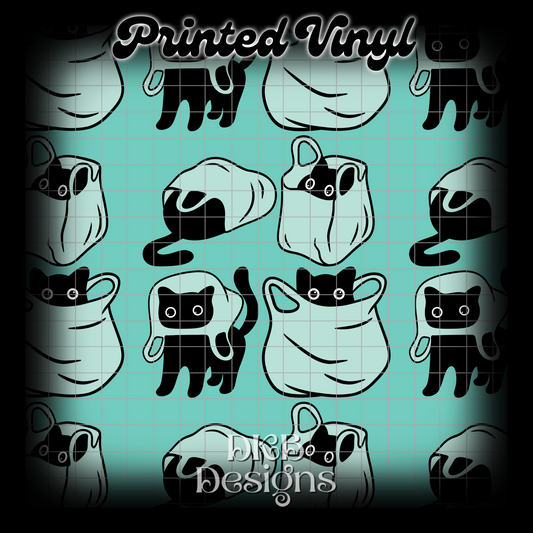 Cat Printed Vinyl