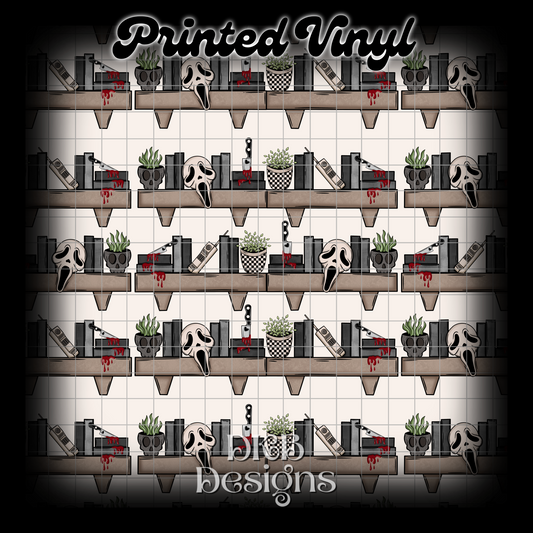 Horror mask GF shelf Printed Vinyl