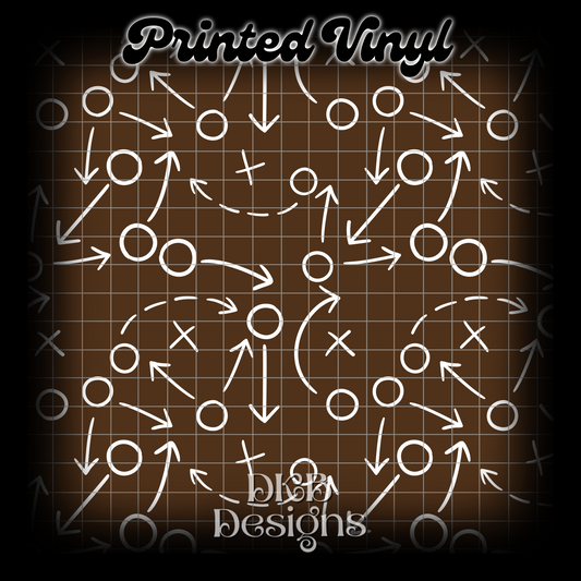 Game plan Printed Vinyl