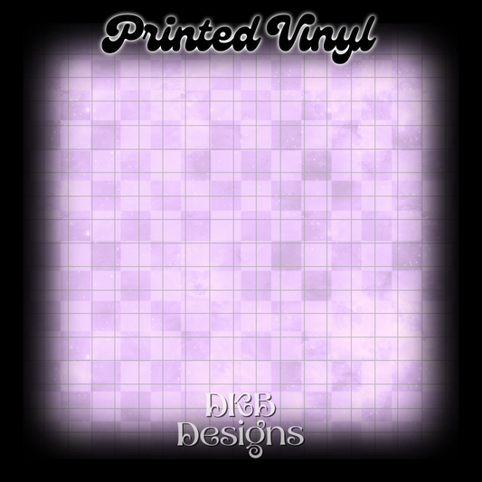 Purple checker Printed Vinyl