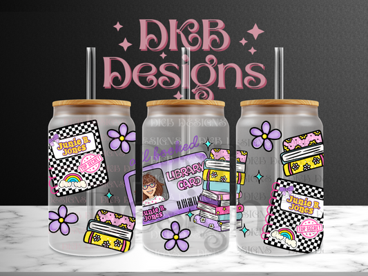 All booked 16oz glass can UV DTF