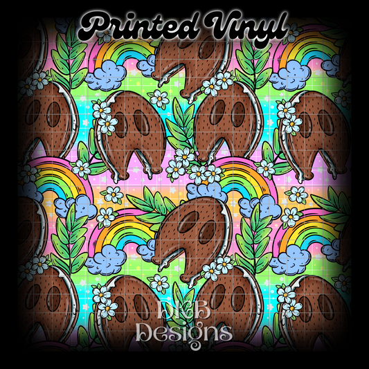 Night crawler pop rainbow Printed Vinyl