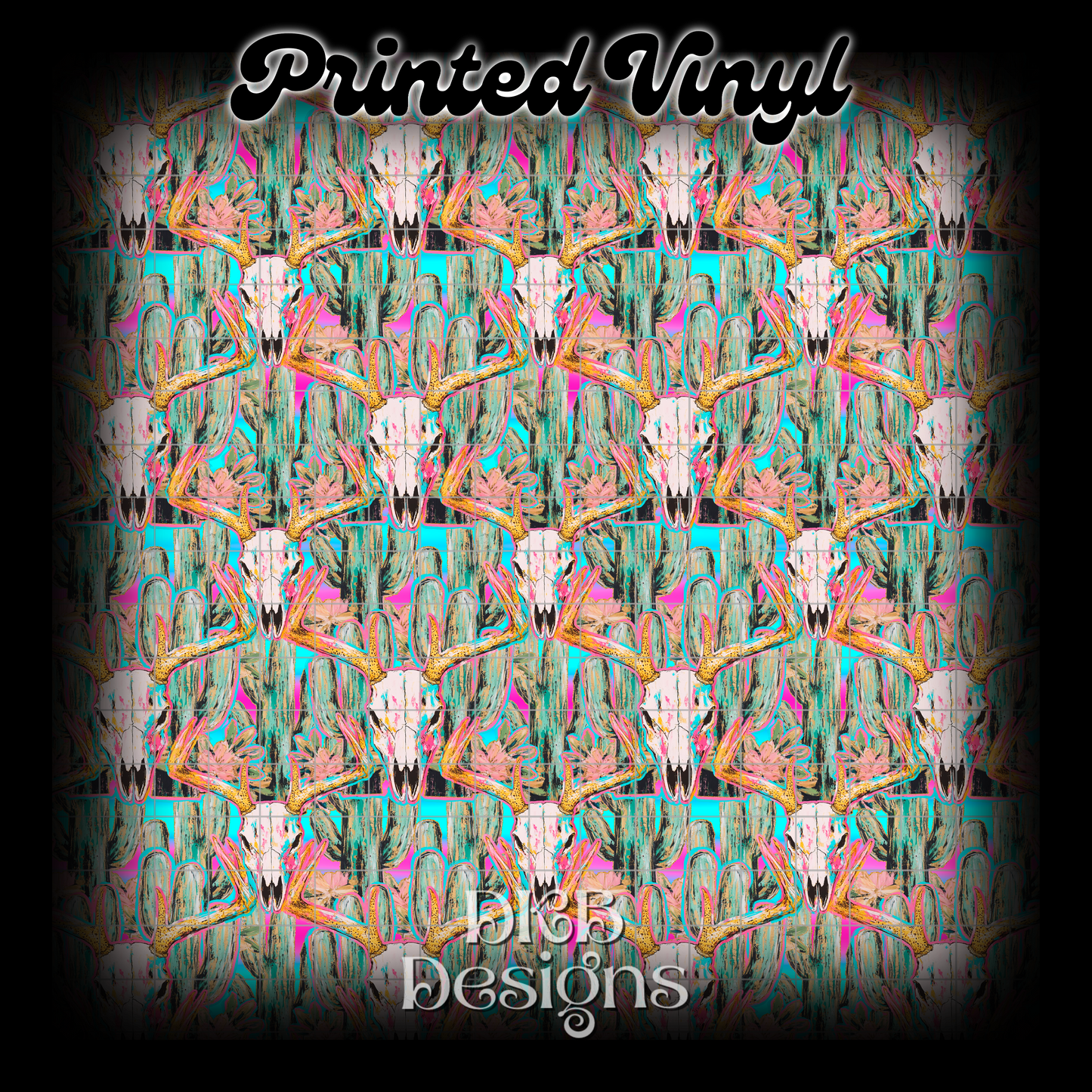 Wild like the west Printed Vinyl