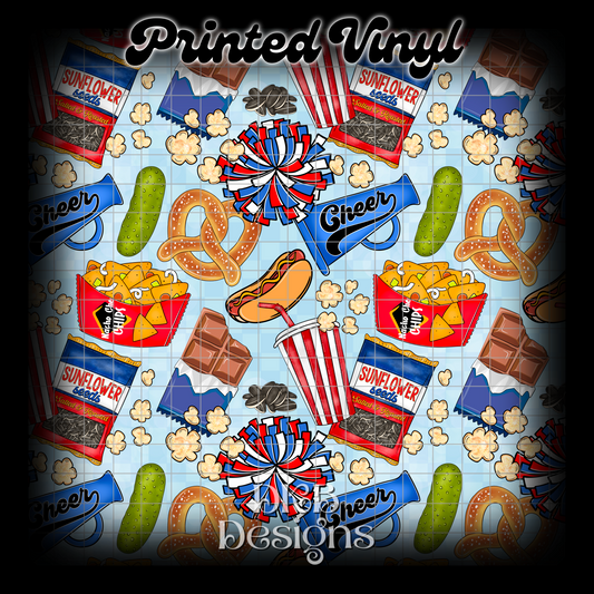 Cheer snacks Printed Vinyl
