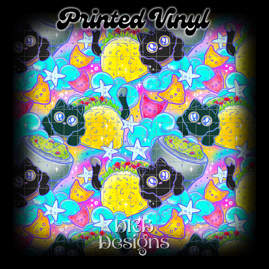 TacoCat rbw Printed Vinyl