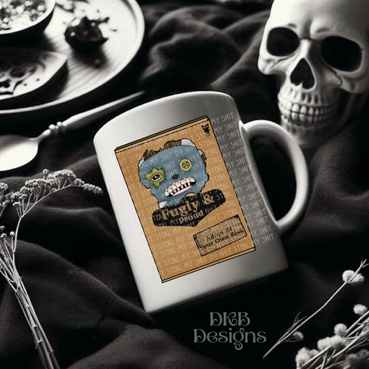 Boxed Fugly bat doll UV DTF