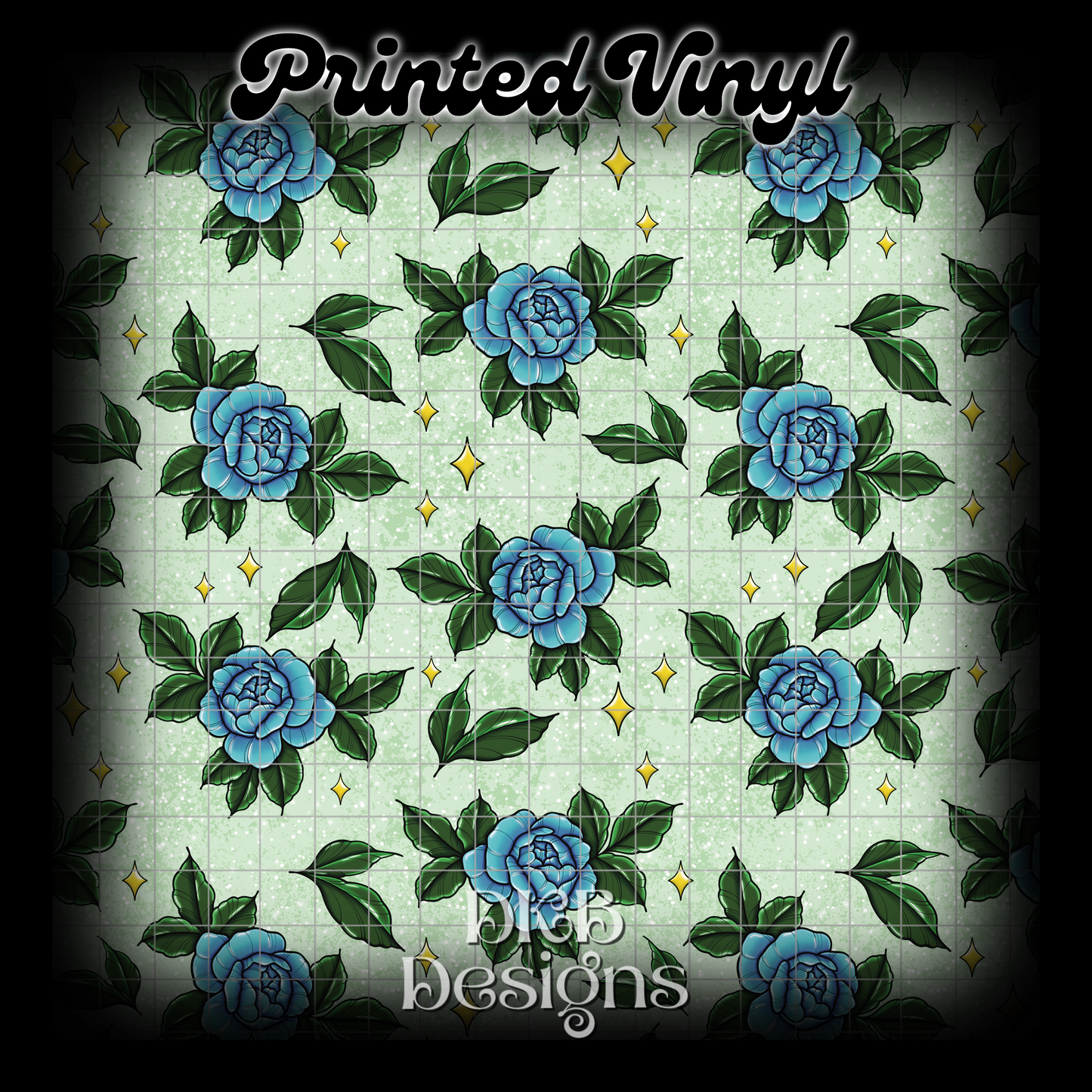 Save a deer roses Printed Vinyl