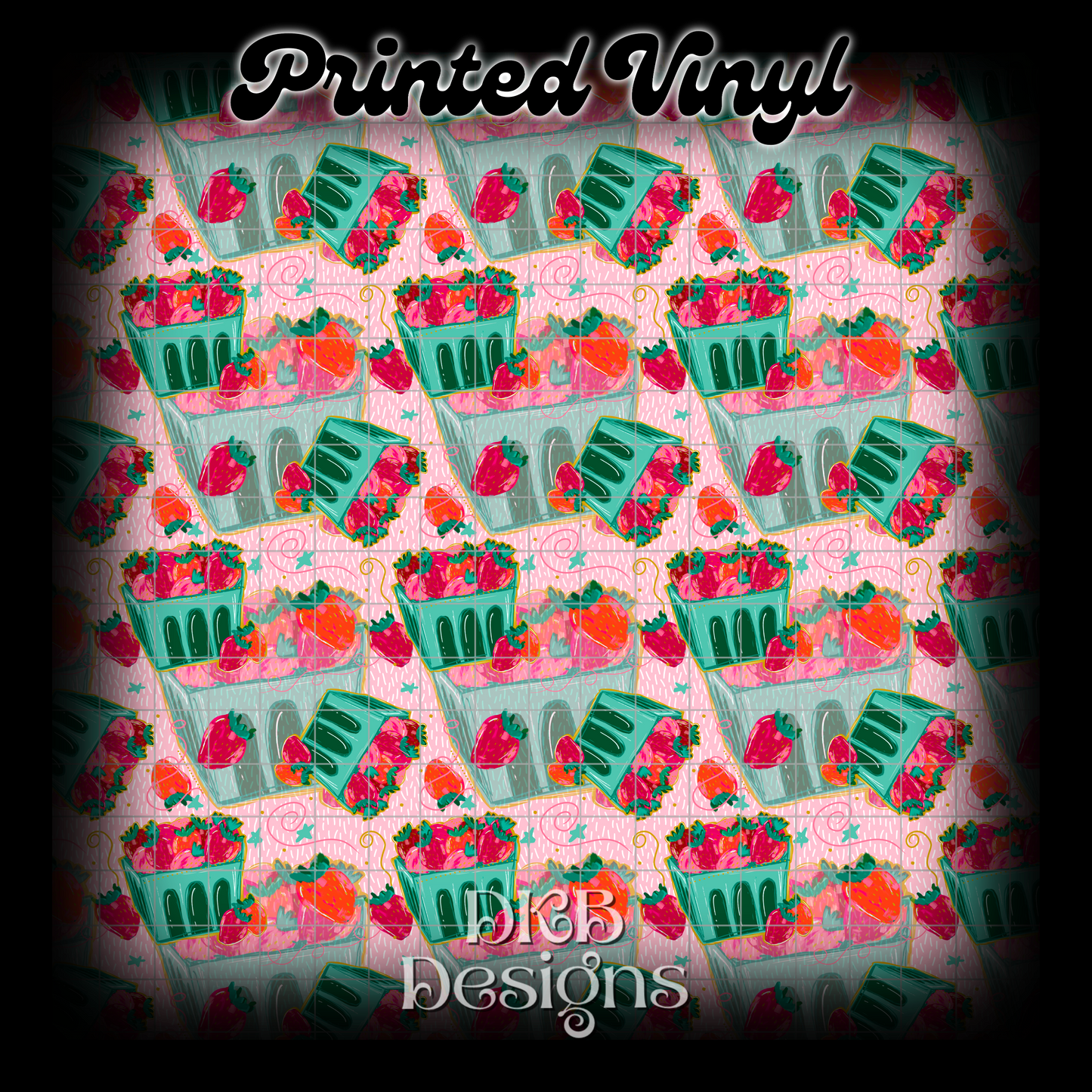 Strawberry festival Printed Vinyl