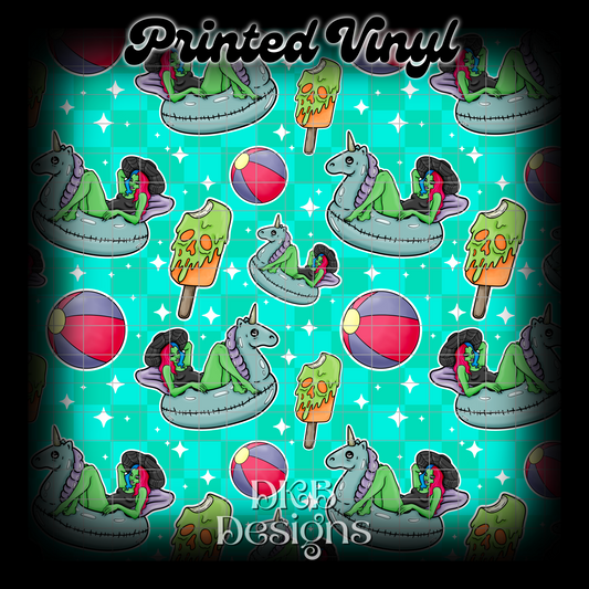 Hot ghoul summer Printed Vinyl