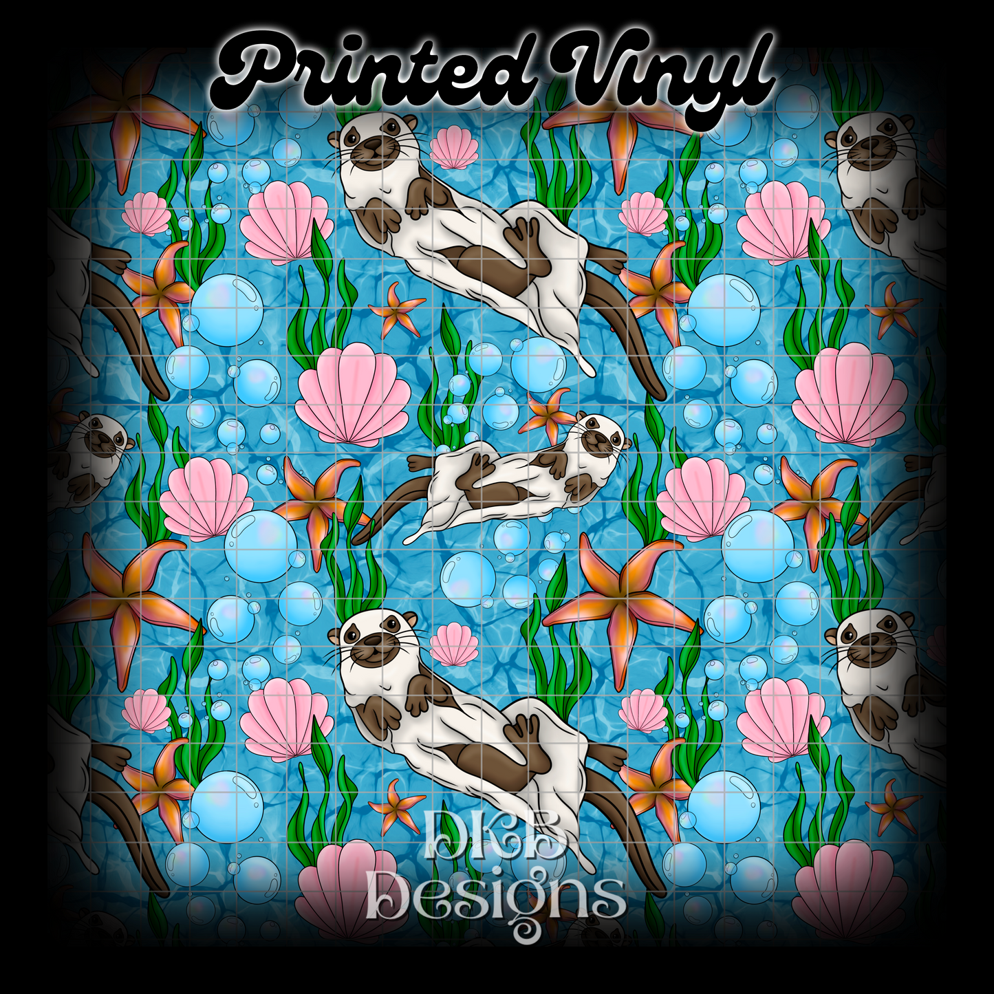 Otter ghost Printed Vinyl