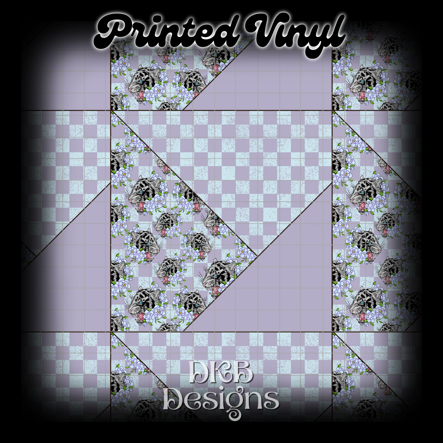 Patch tiger Printed Vinyl