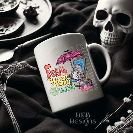 Feral vibes only UV DTF