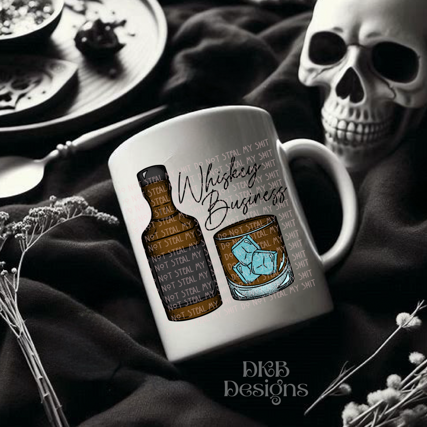 Whiskey business UV DTF