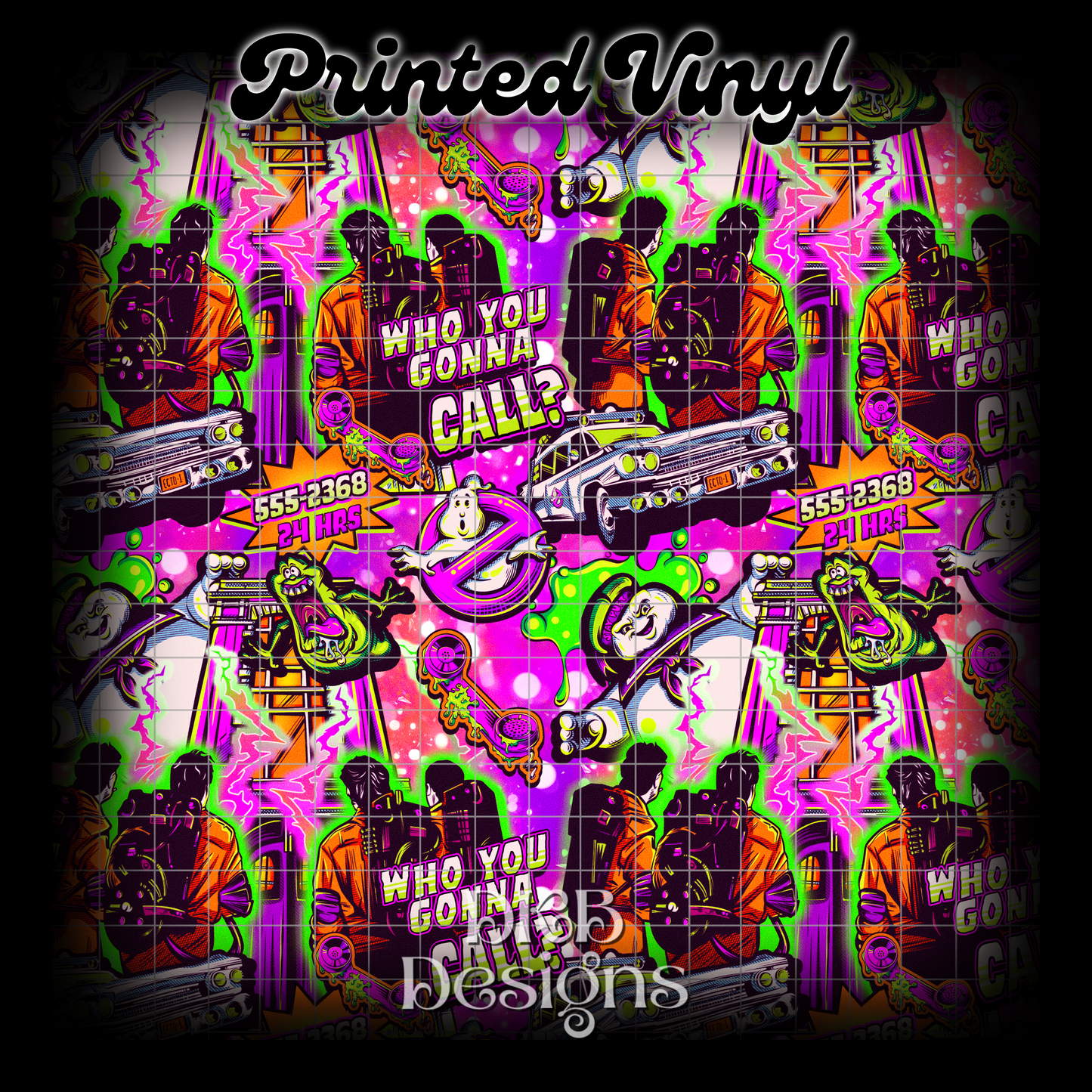 GB Characters Printed Vinyl