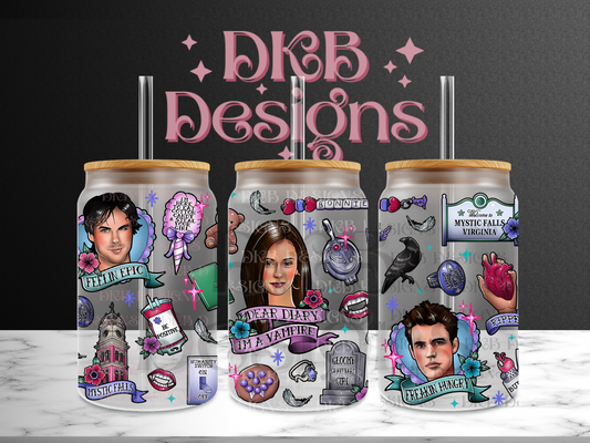 TVD 16oz glass can UV DTF