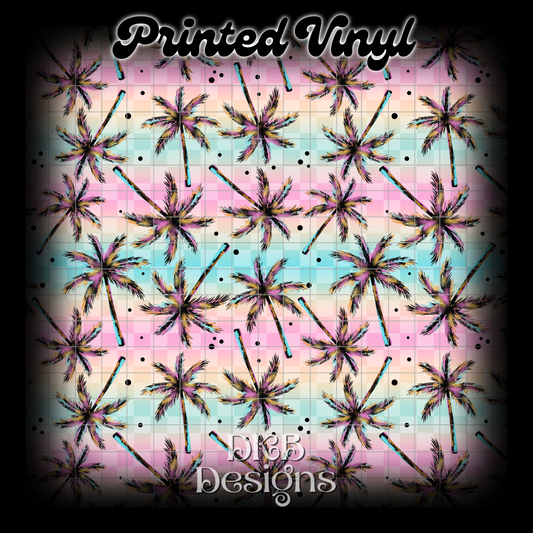 Colorful palms Vinyl