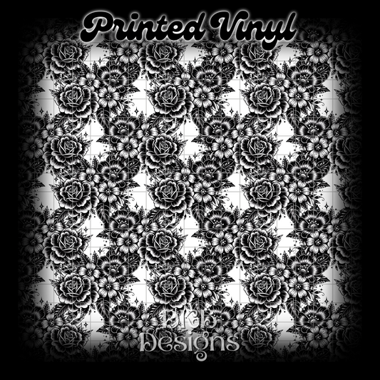 Classic floral Printed Vinyl