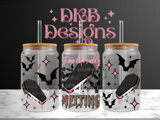 I’m literally melting 16oz glass can UV DTF