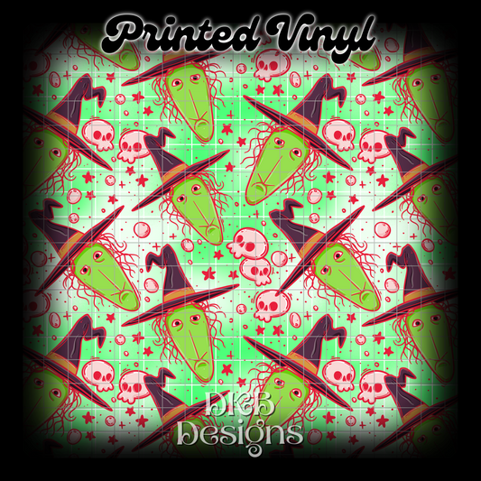 Just a ghoul Printed Vinyl