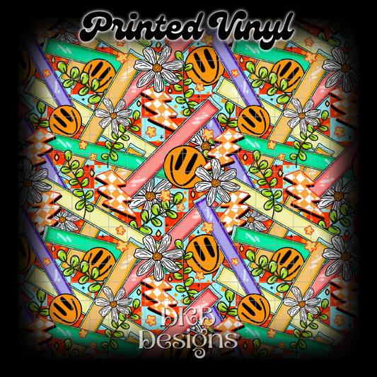 Summer pops Printed Vinyl