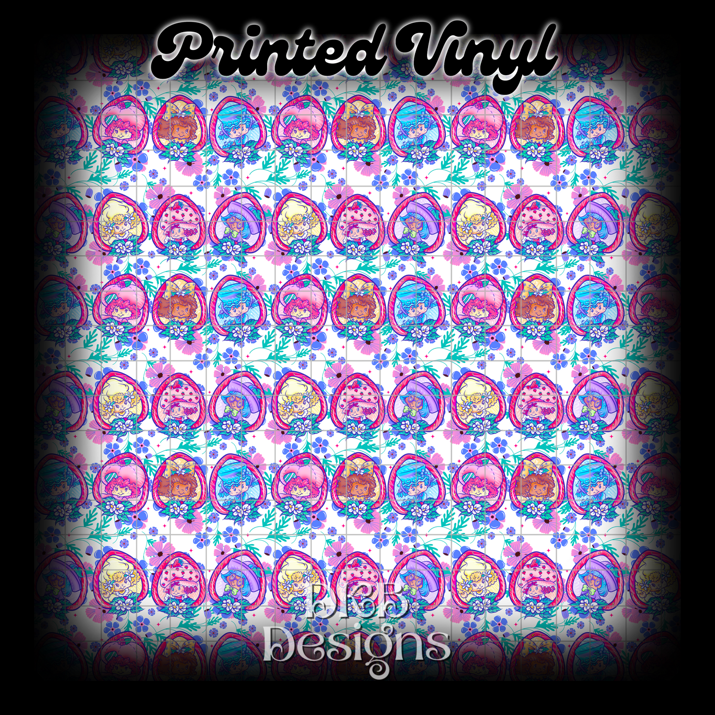 Strawberry Printed Vinyl