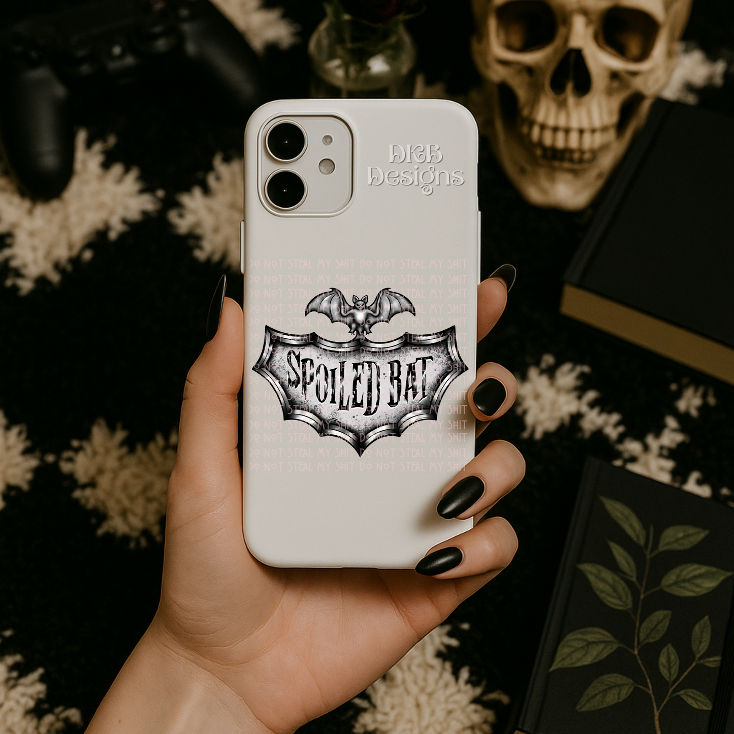 Spoiled bat b UV DTF