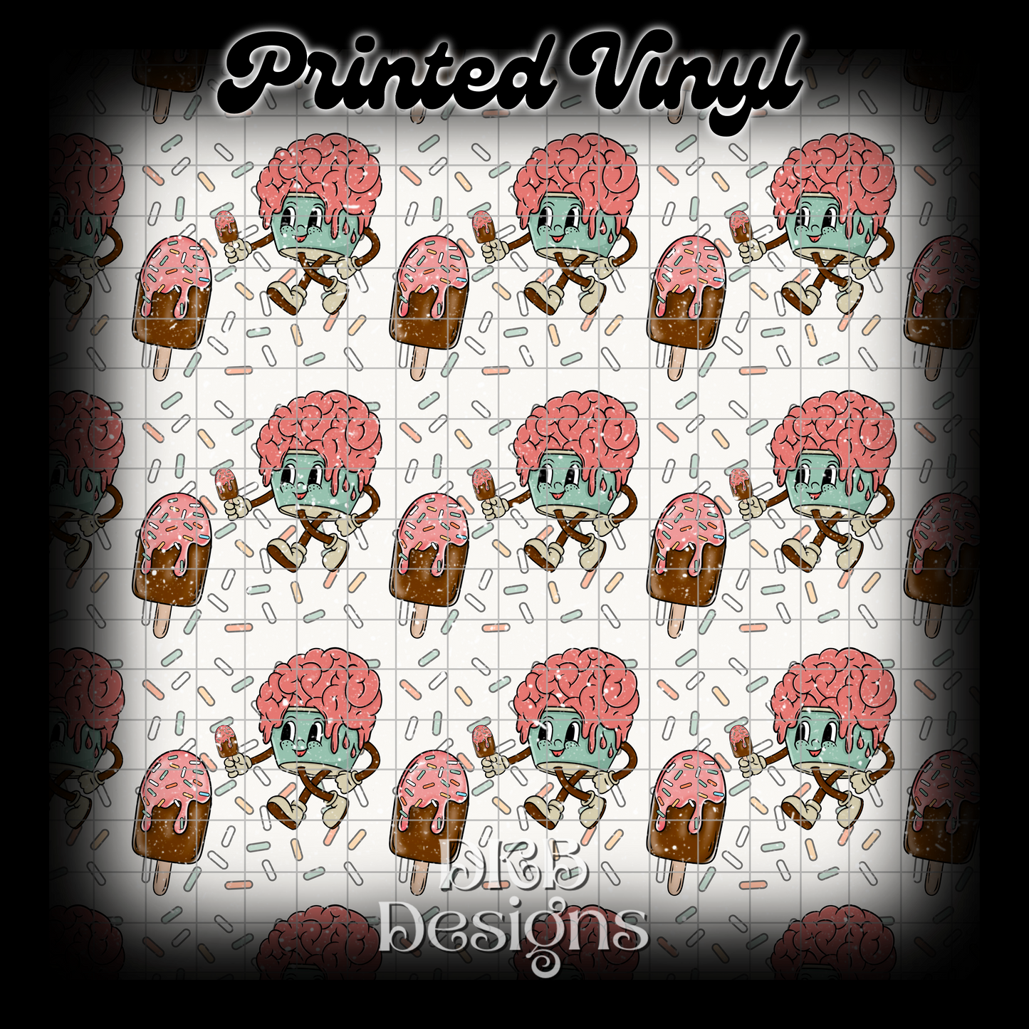 Worries distressed Printed Vinyl