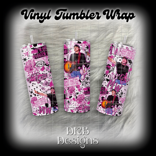 I’m the problem pink vinyl tumbler wrap
