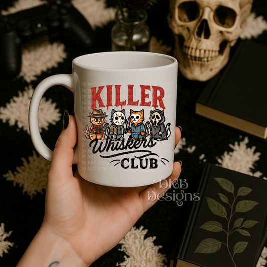 Killer whiskers club UV DTF
