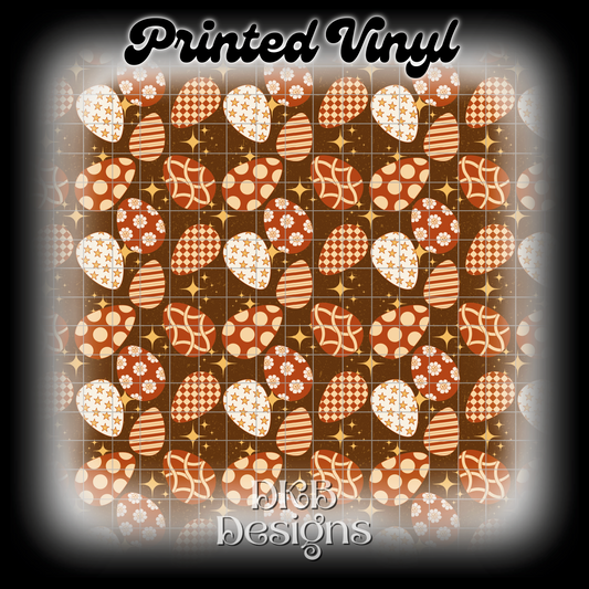 Boho egg Printed Vinyl