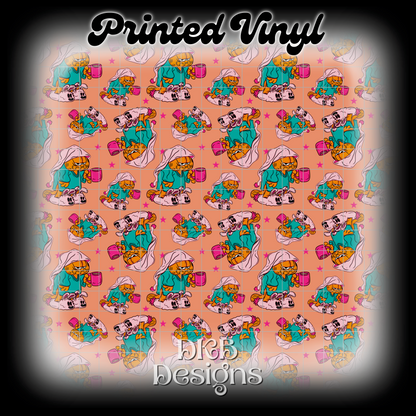 Mornings Printed Vinyl