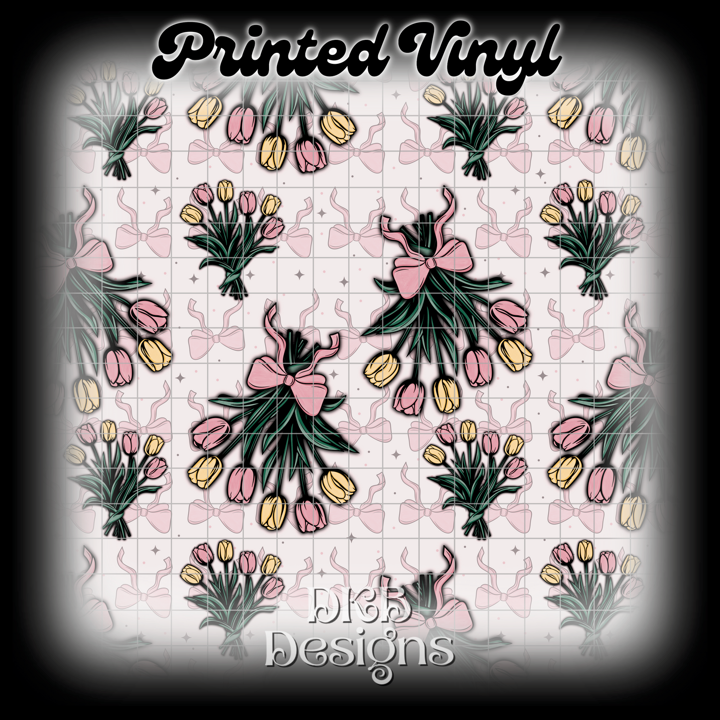 Floral Printed Vinyl