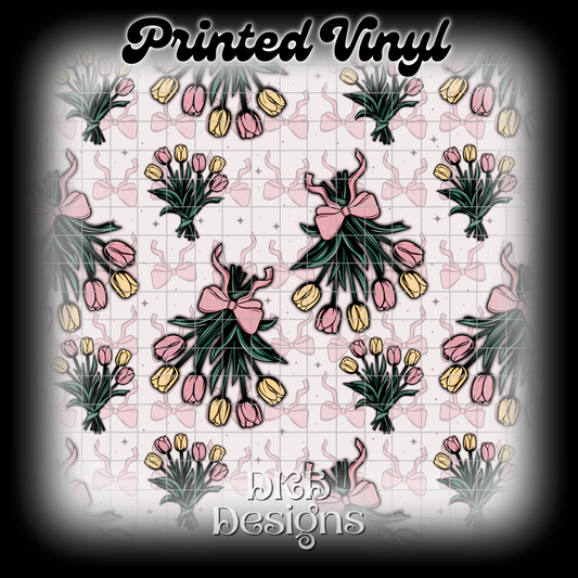 Floral Printed Vinyl