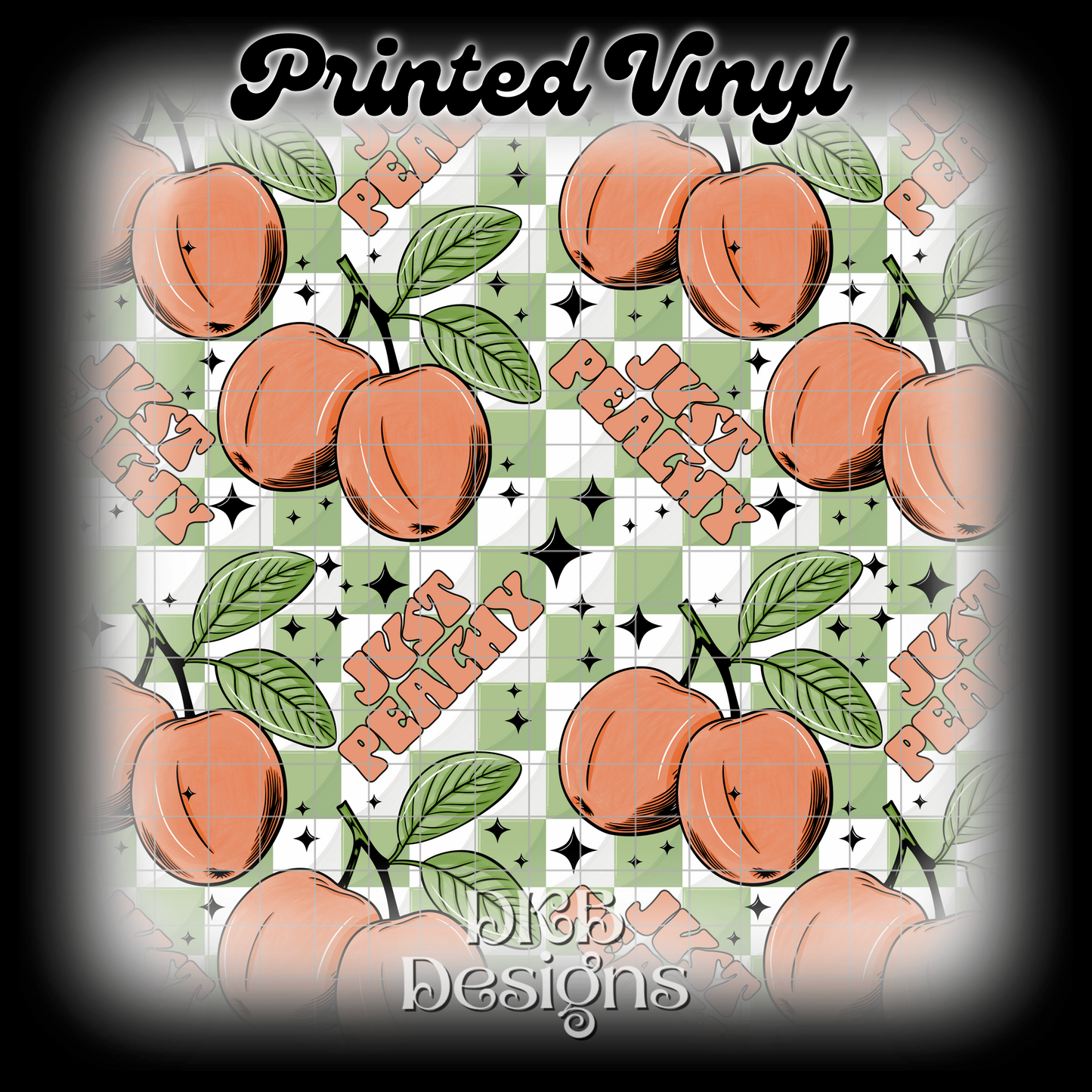 Just peachy Printed Vinyl