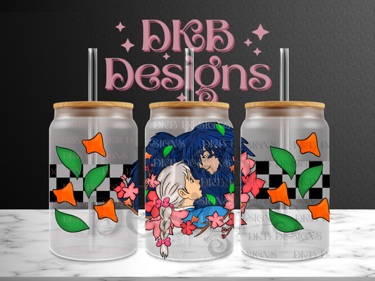 Howls 16oz glass can UV DTF