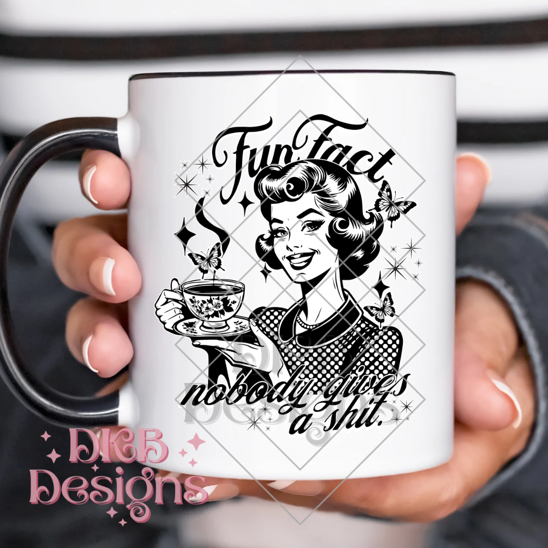 Nobody gives a shit UV DTF