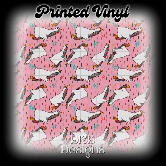 Straight up goose Printed Vinyl