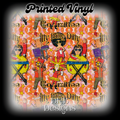 Ditty committee Printed Vinyl