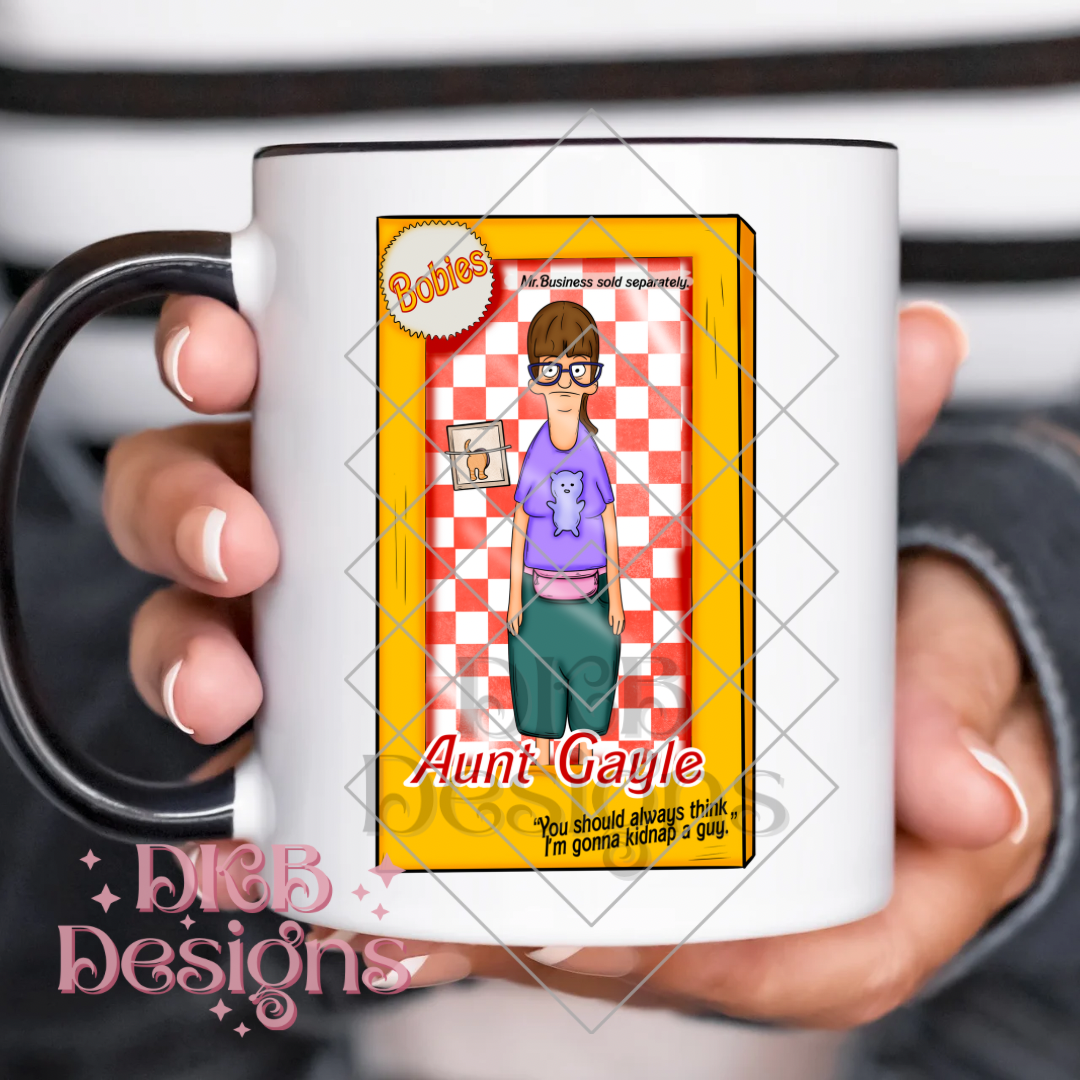 Aunt Gayle bobies UV DTF