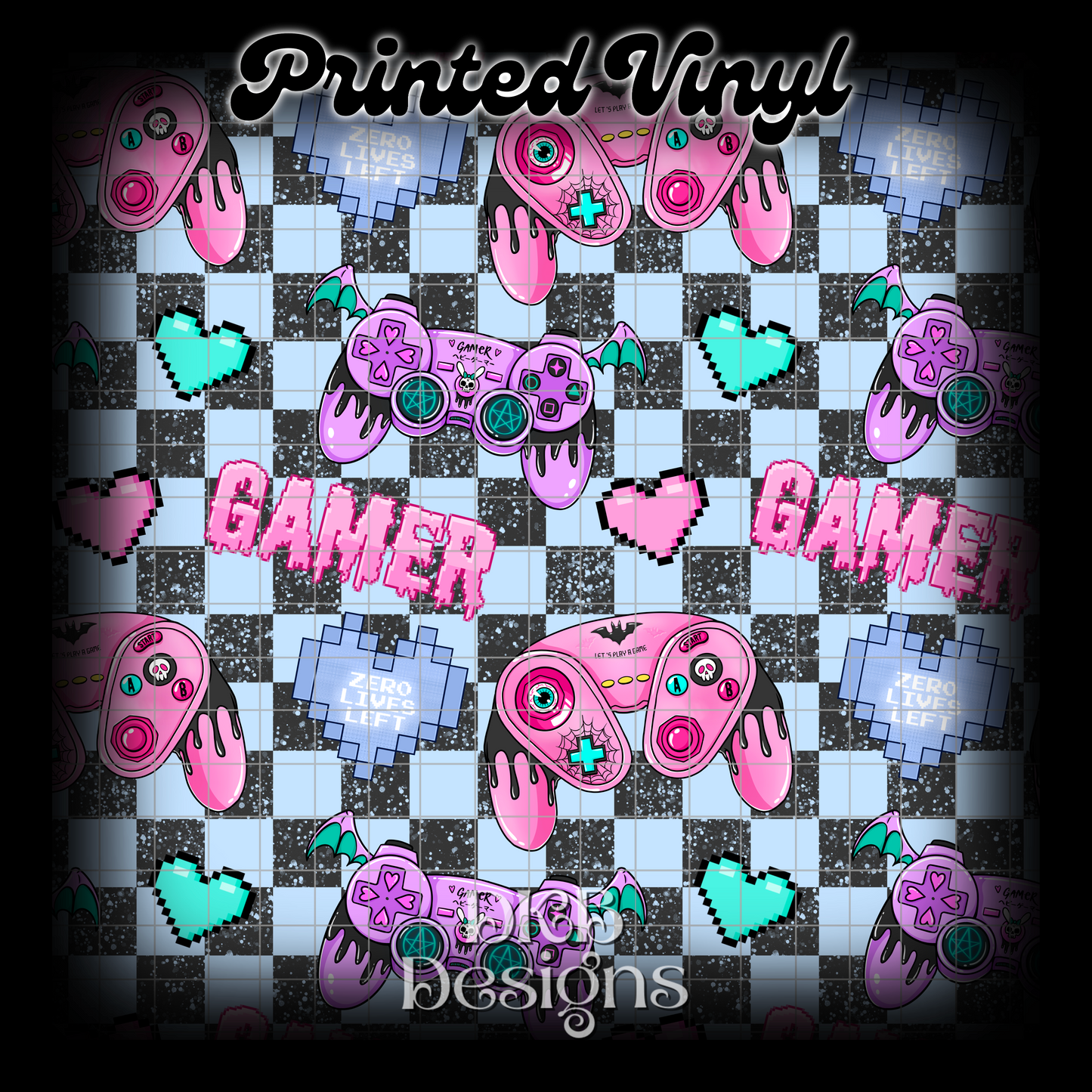 Gamer Printed Vinyl