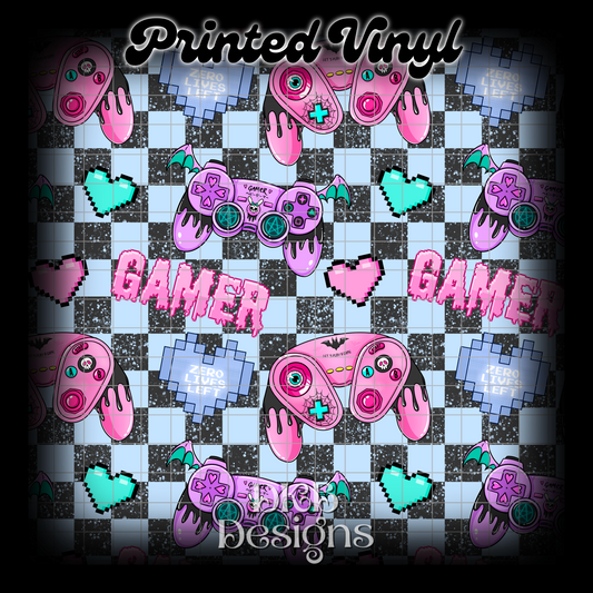 Gamer Printed Vinyl